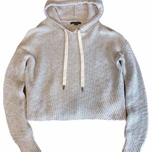 American Eagle Outfitters Textured Knit Hooded Sweater